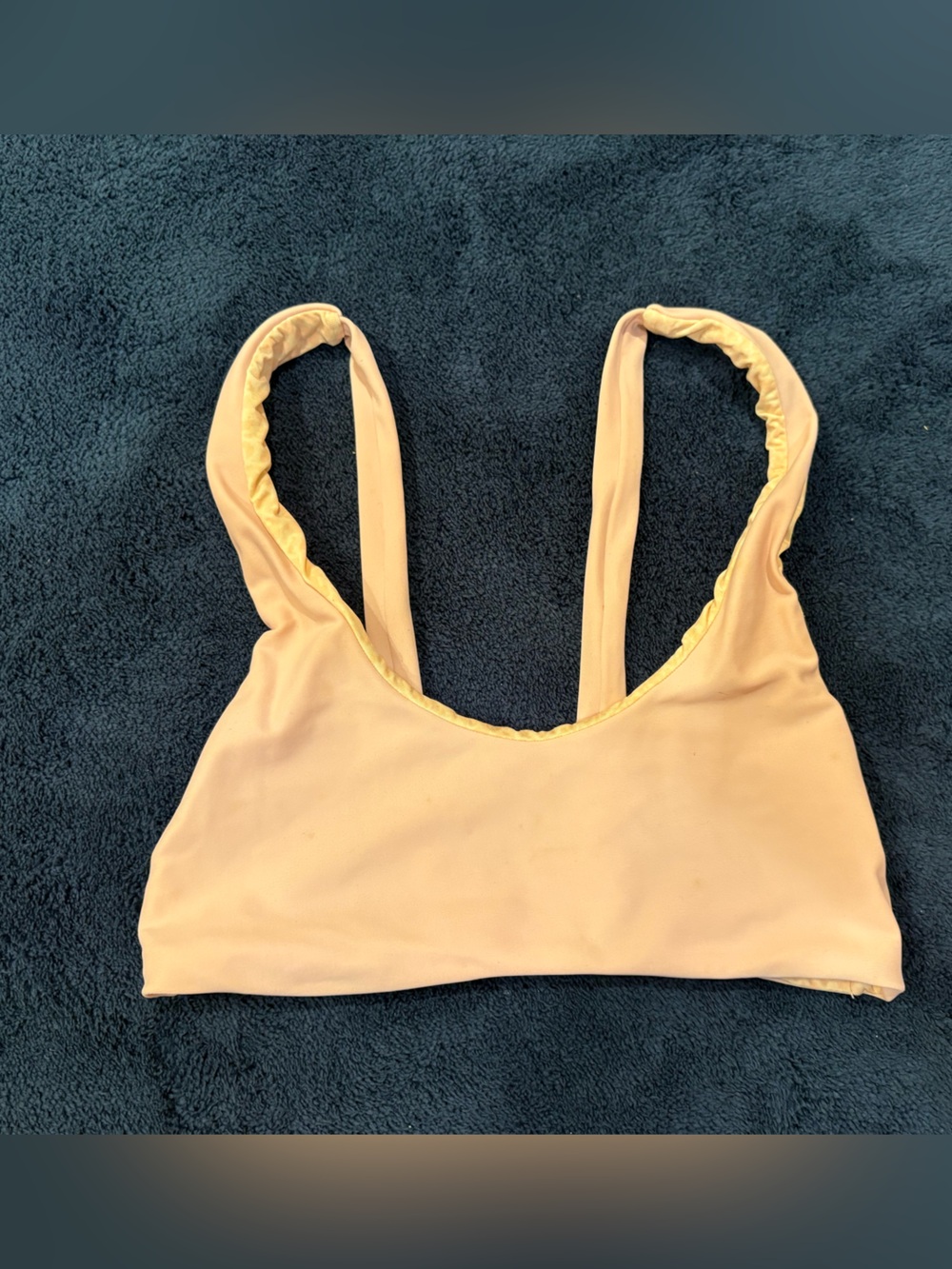 ACACIA Pink Reversible Swim Top - Soft pink